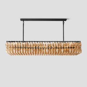 Chia Rectangular Chandelier 74" - Zonesus