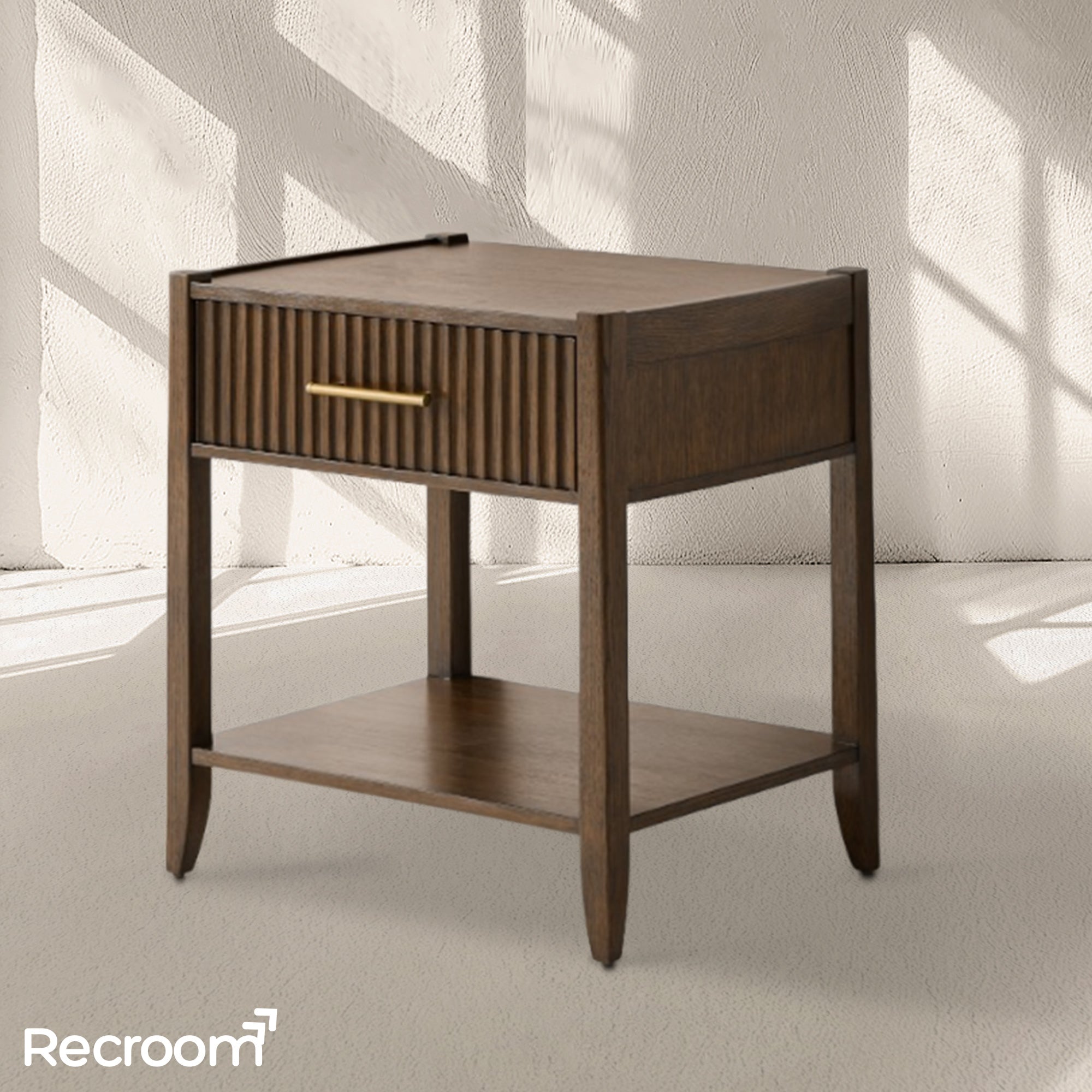 Luis 1-Drawer Nightstand - Zonesus