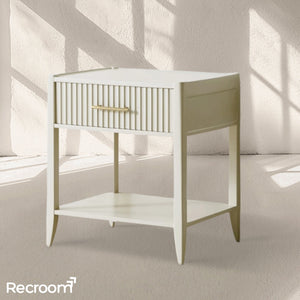 Luis 1-Drawer Nightstand - Zonesus