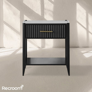 Luis 1-Drawer Nightstand - Zonesus