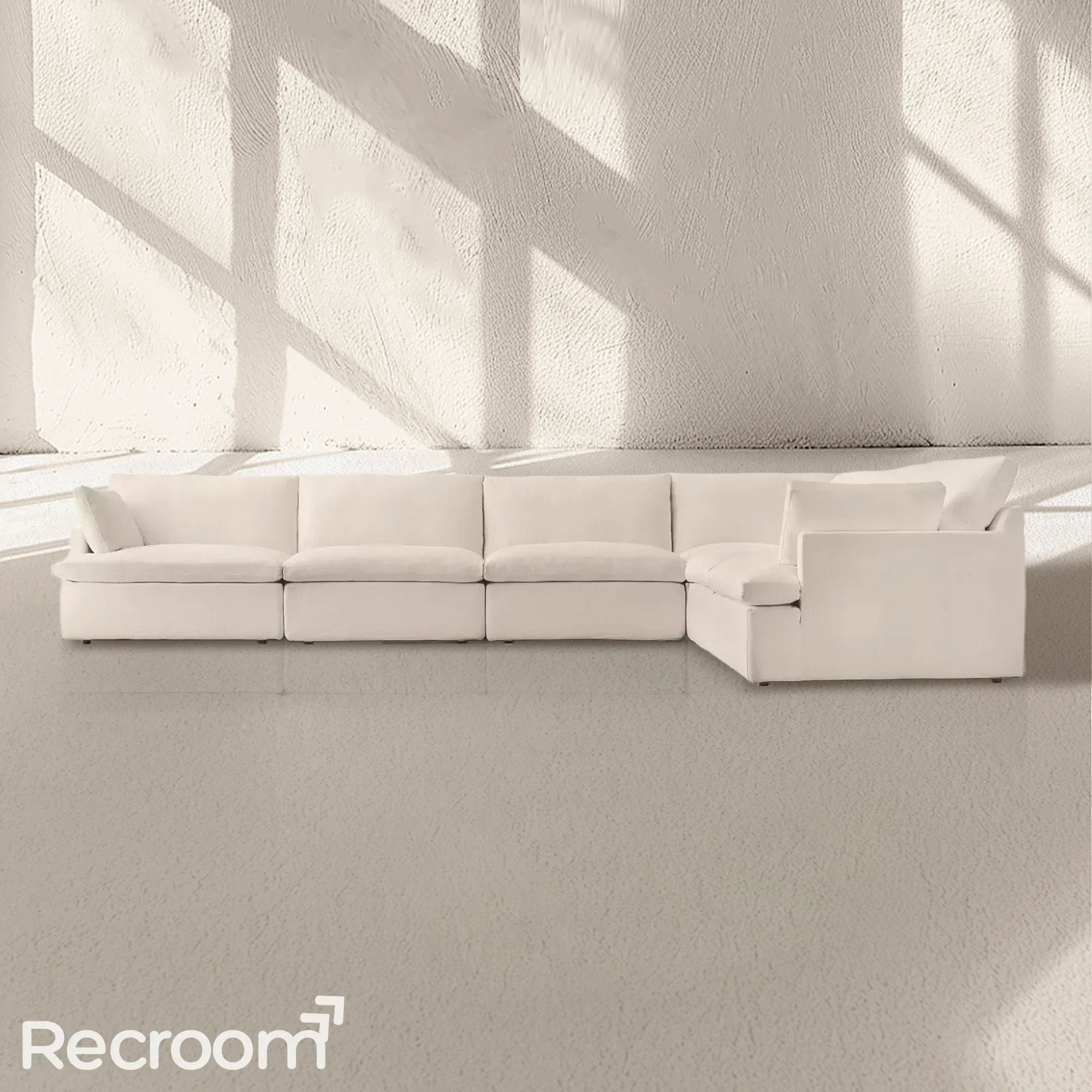 Kloud Modular Track Arm Right-Arm L-Sectional - Zonesus