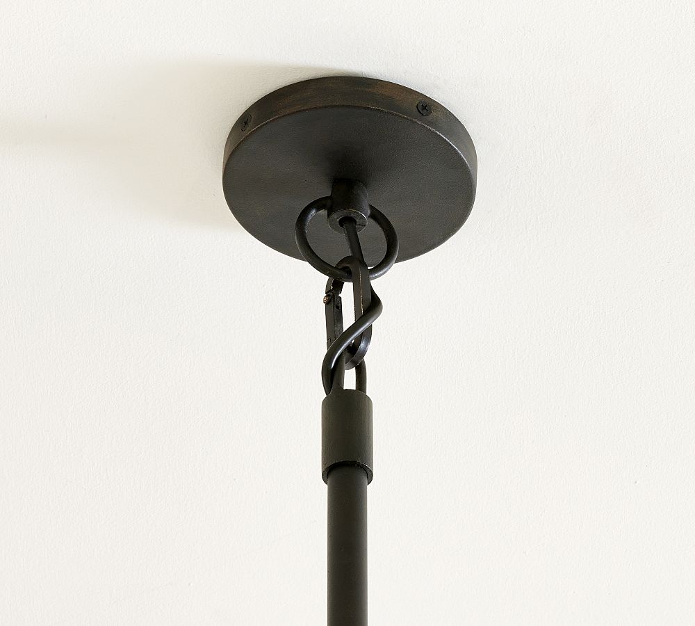 Windham Recycled Glass Tile Round Chandelier (42") - Zonesus