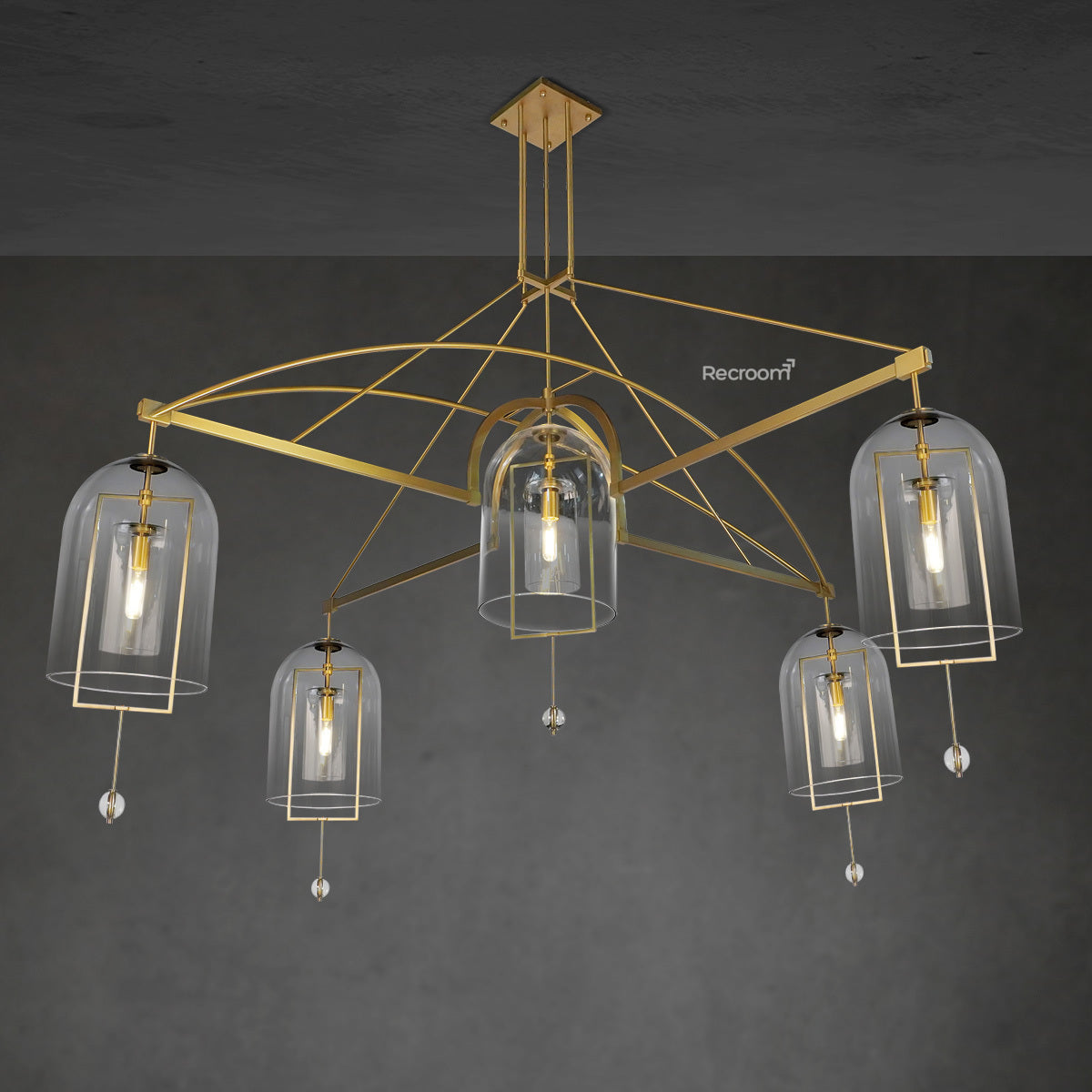 Fulcram Grand Round Chandelier 61“ 73” 85“ - Zonesus