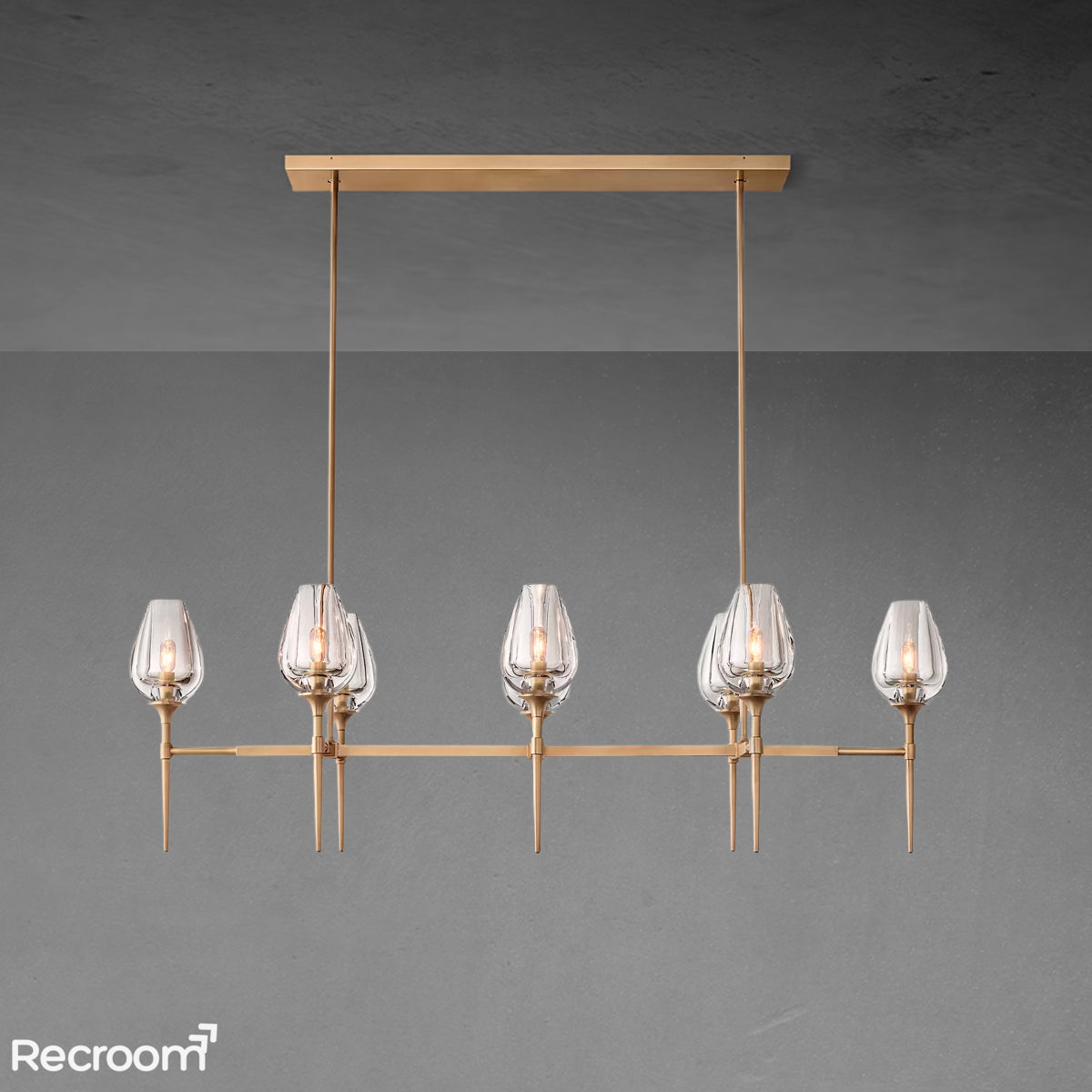 Tuilp Linear Chandelier 52" - Zonesus