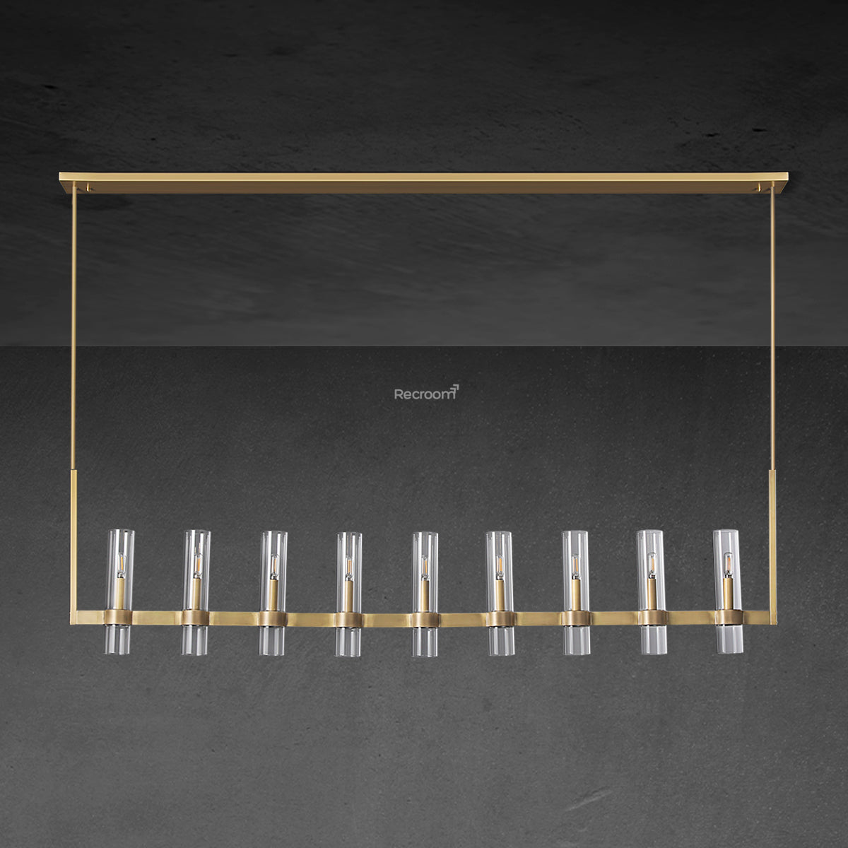 Manory Linear Chandelier 73" - Zonesus