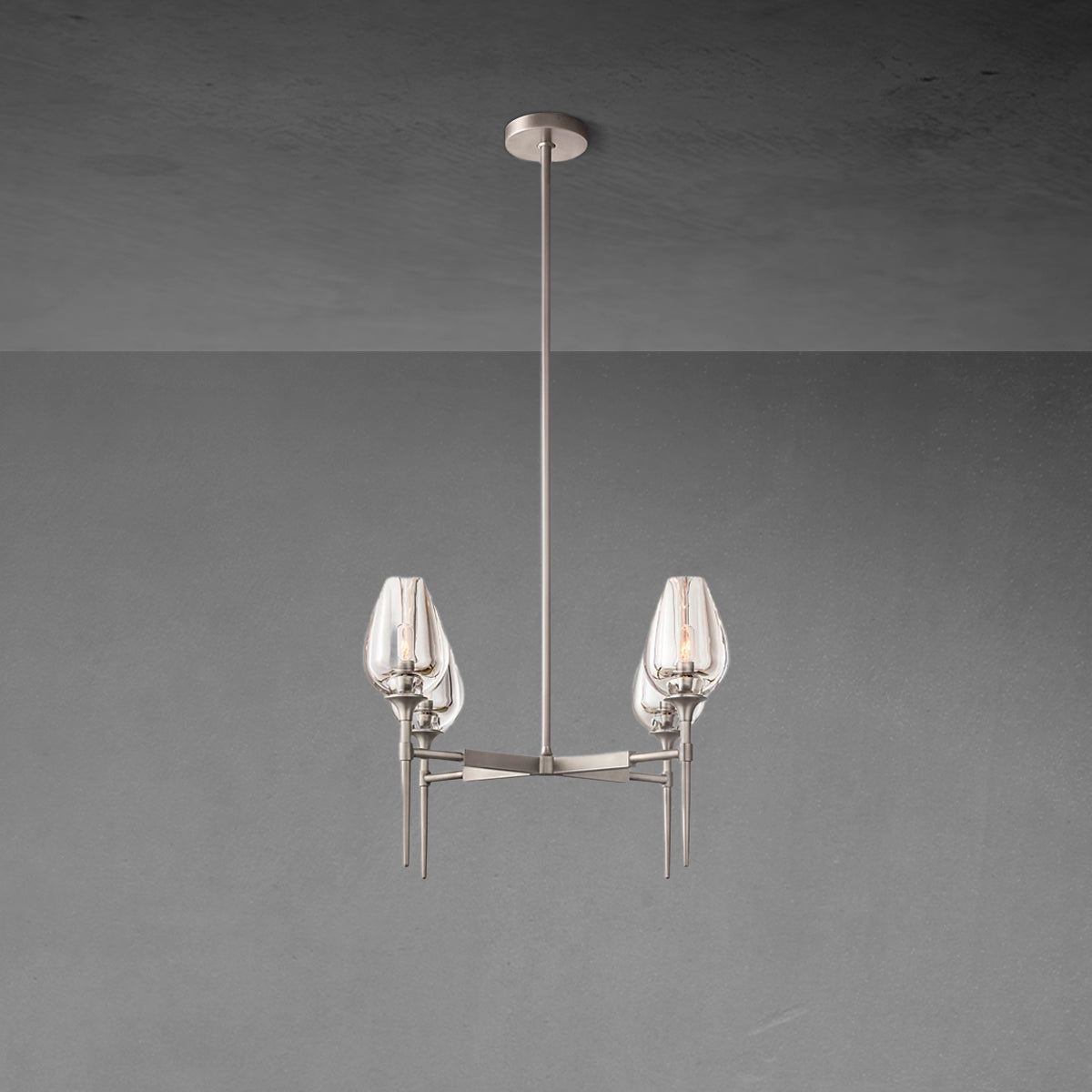 Tuilp Round Chandelier 27" - Zonesus