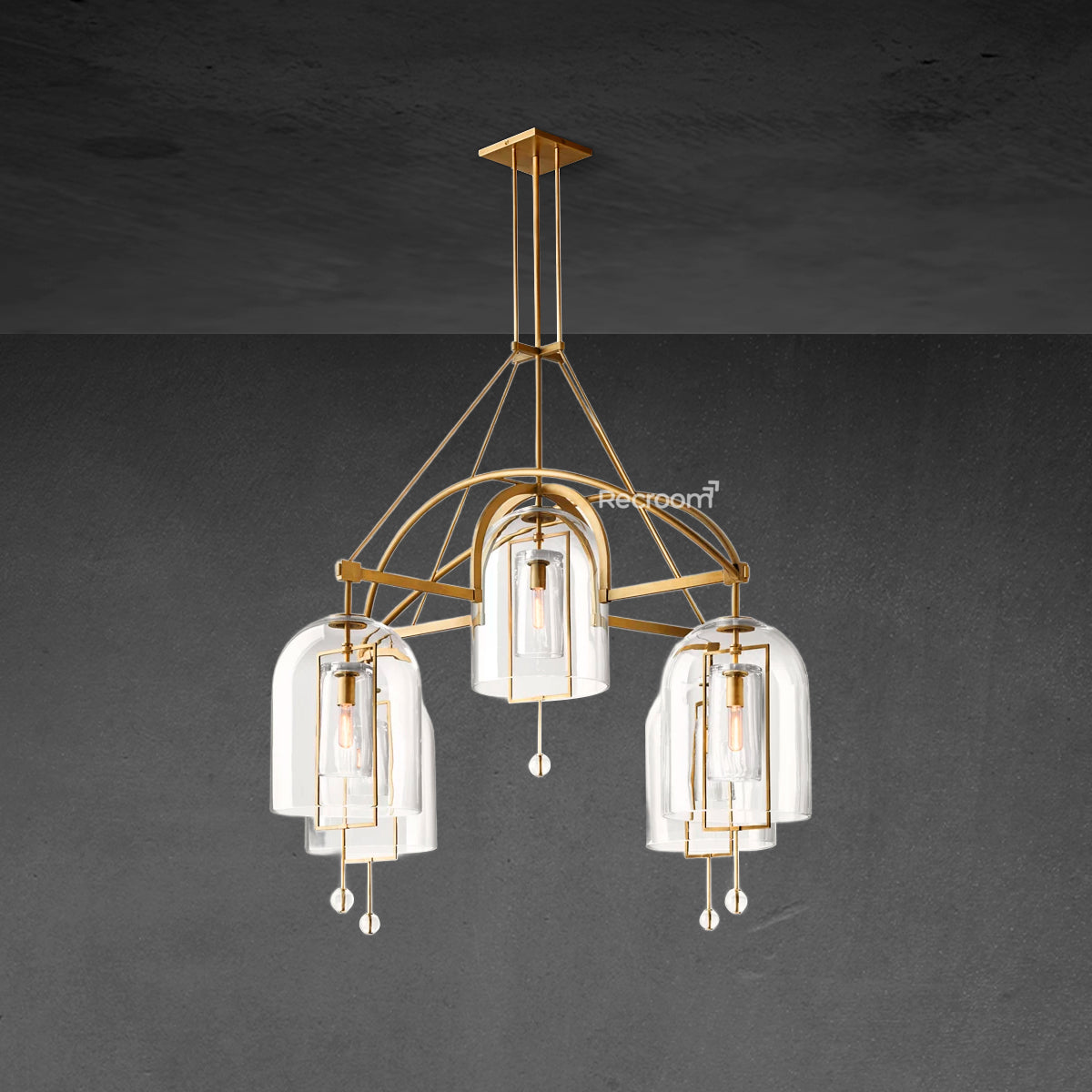 Fulcram Grand Round Chandelier 61“ 73” 85“ - Zonesus