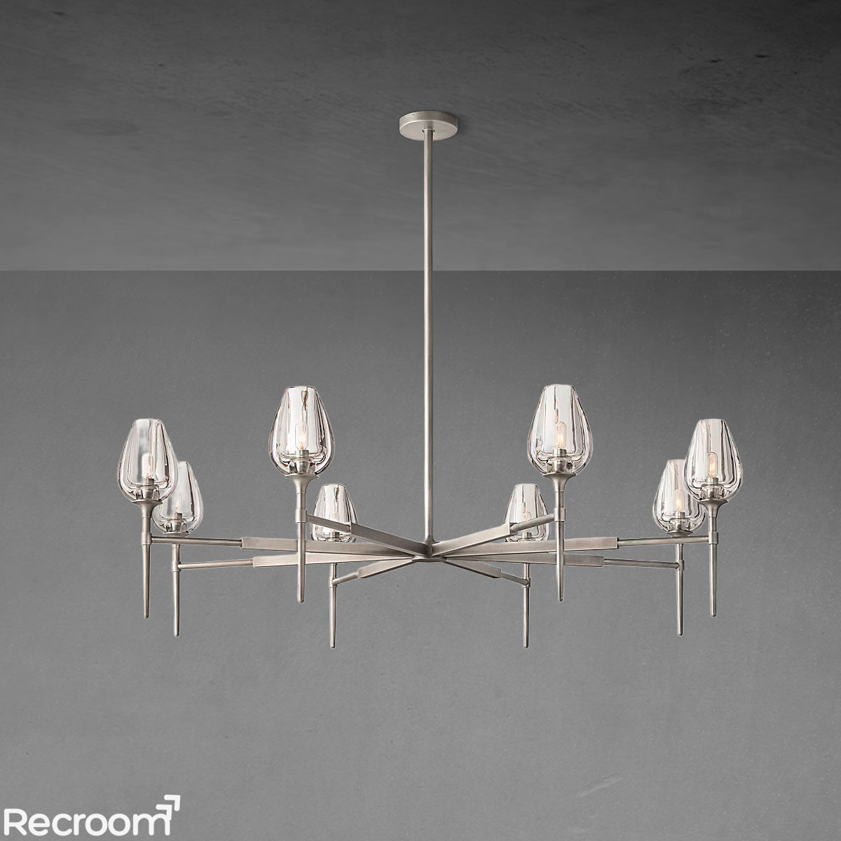 Tuilp Round Chandelier 54" - Zonesus