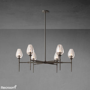 Tuilp Round Chandelier 42" - Zonesus