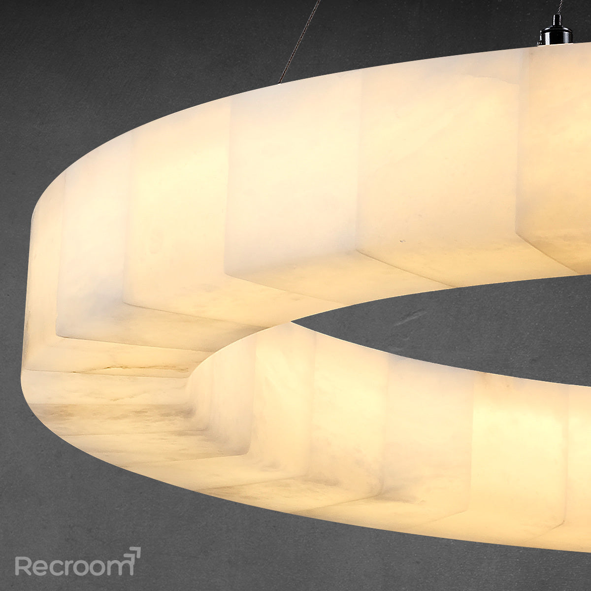 Rivager Lueur Round Chandelier 60" - Zonesus