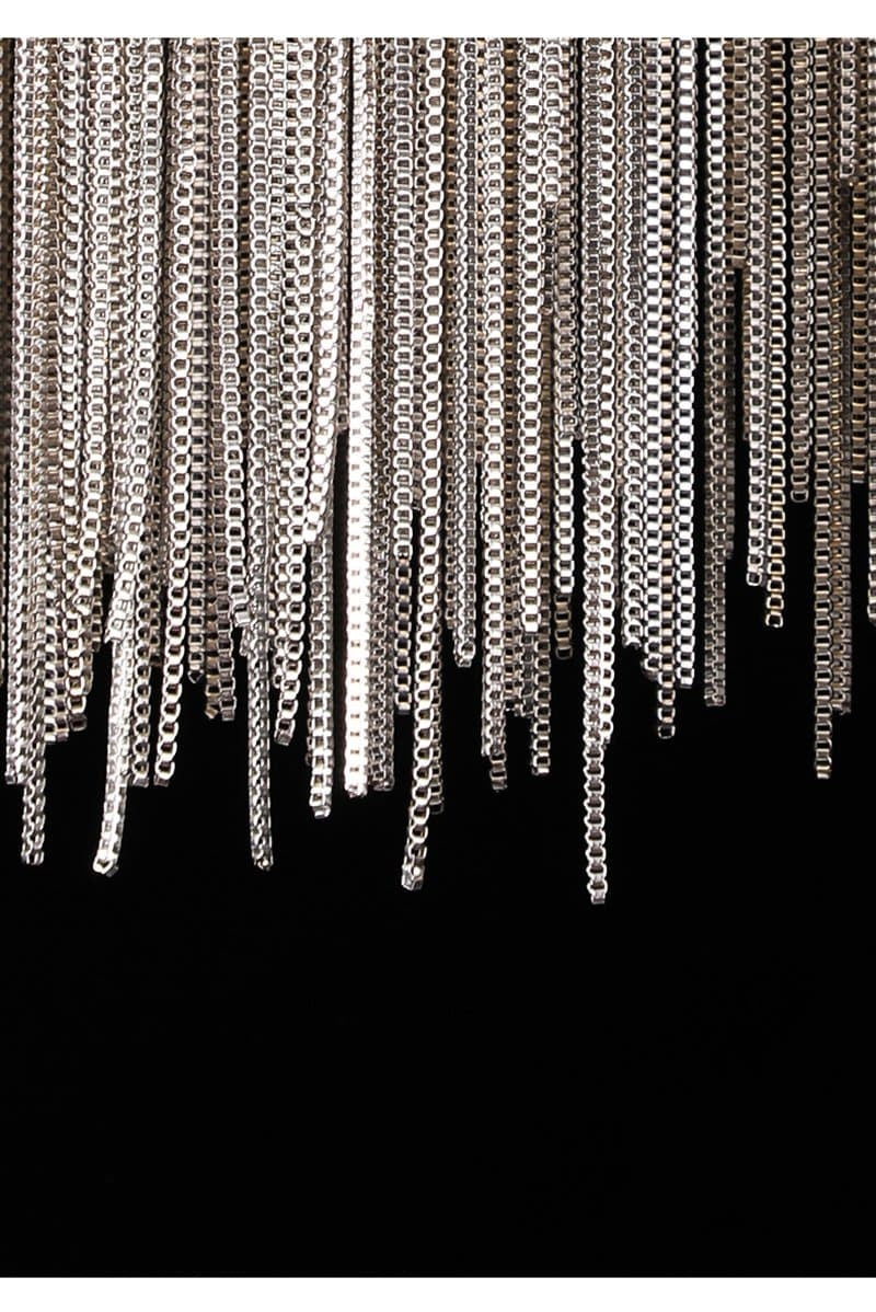 Alisa Luxury Round Chain Tassel Chandelier - Zonesus