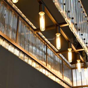 San Marcon Rectanglar Chandelier 54" - Zonesus