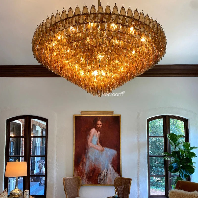 Chia Round Tired Chandelier 62" - Zonesus