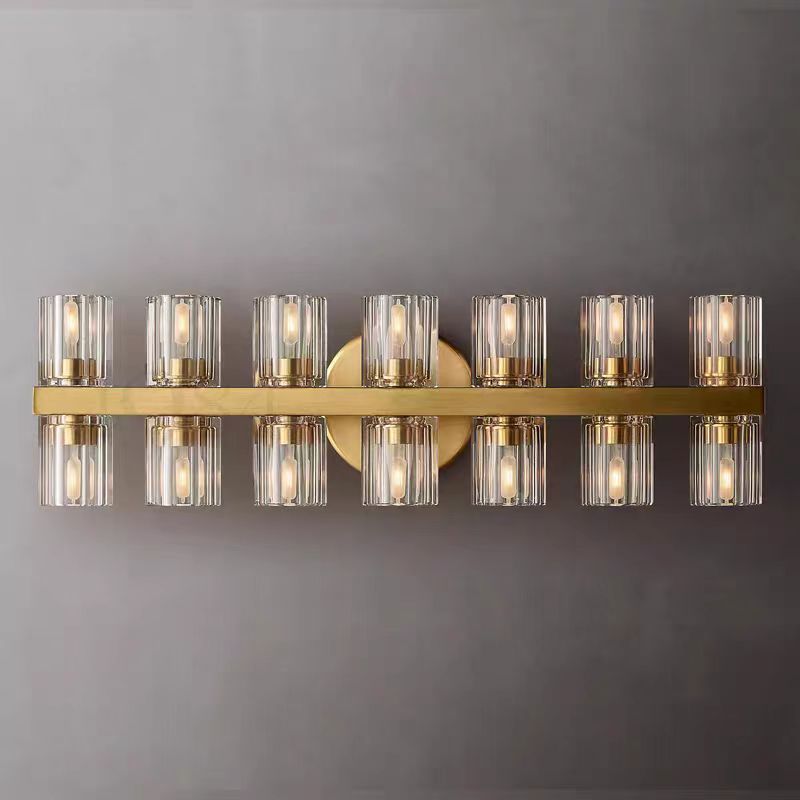 Arcachonest Crystal Wall Sconce 20"W - Zonesus
