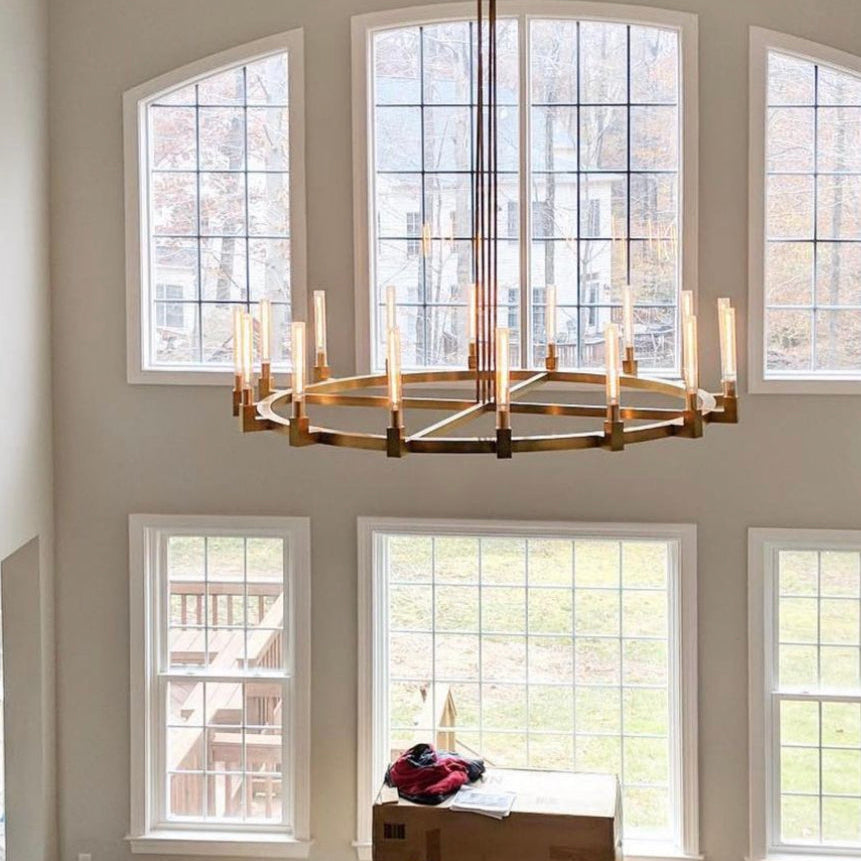 Cannel Round Chandelier 48" - Zonesus