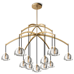 Hemisphero Round Chandelier 60" - Zonesus