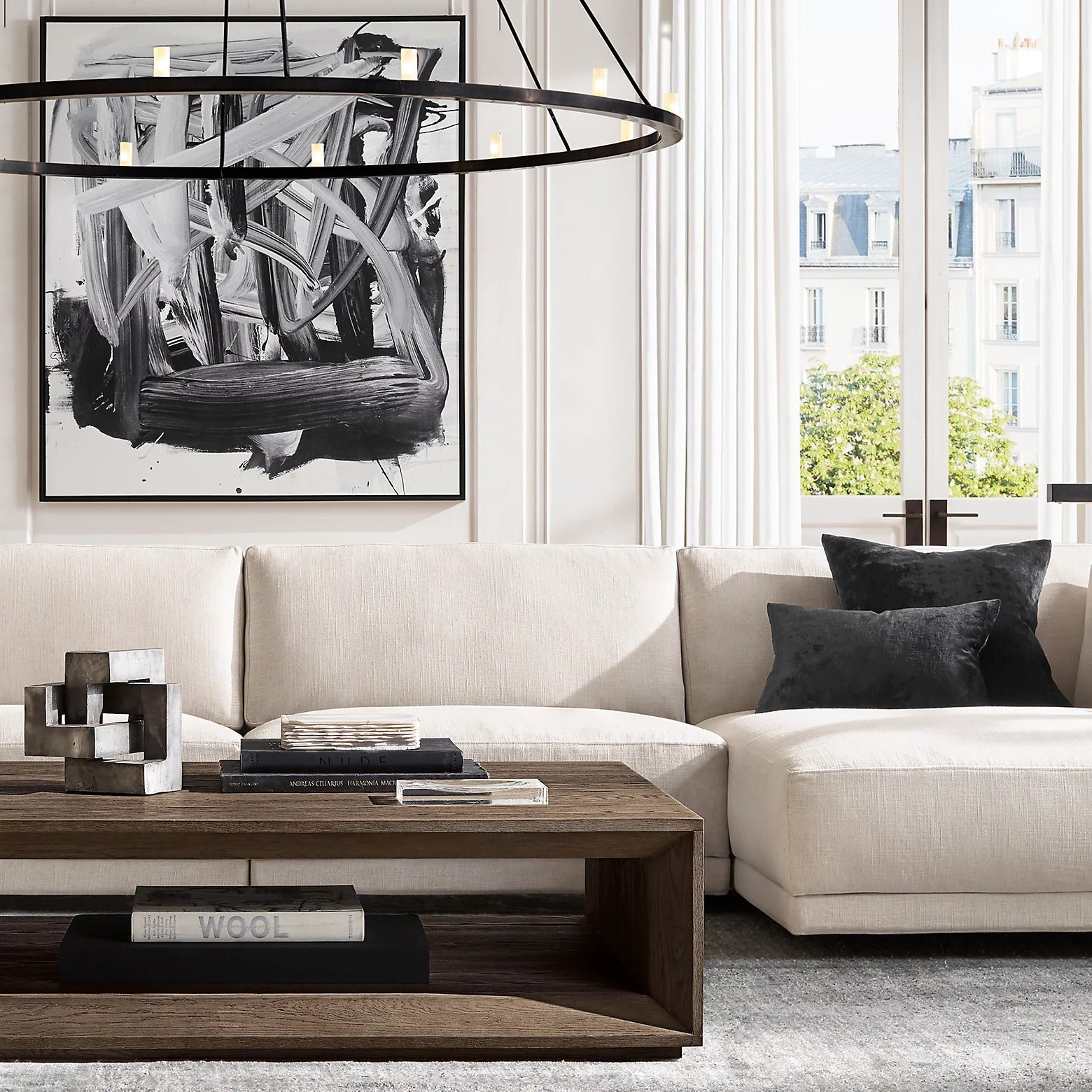 Renne Round Chandelier 48" 60" - Zonesus