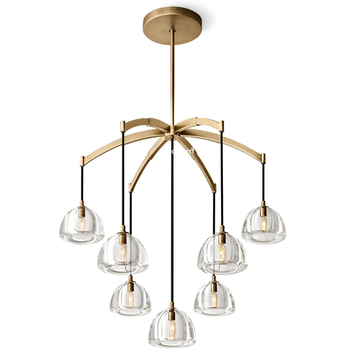 Hemisphero Round Chandelier 36" - Zonesus