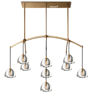 Hemisphero Linear Chandelier 54" - Zonesus