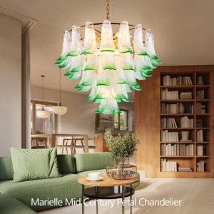 Murano Mid Century Petal Chandelier - Zonesus