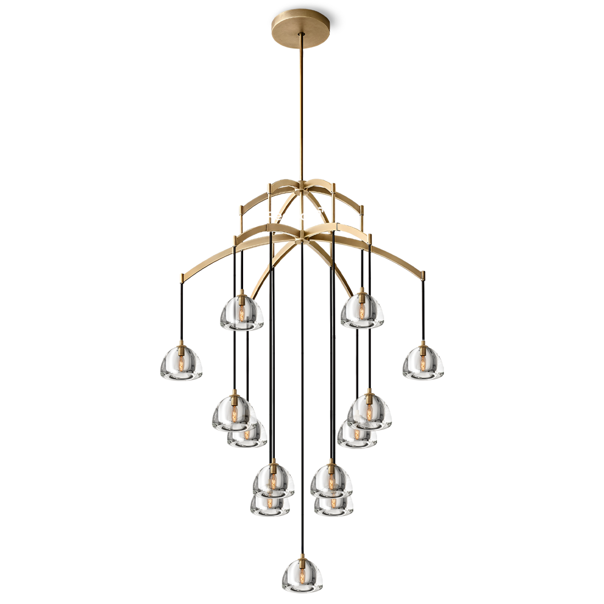 Hemisphero Round Chandelier 48" - Zonesus