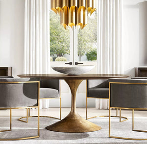 Catherine Brass Chandelier Pendant 24" - Zonesus