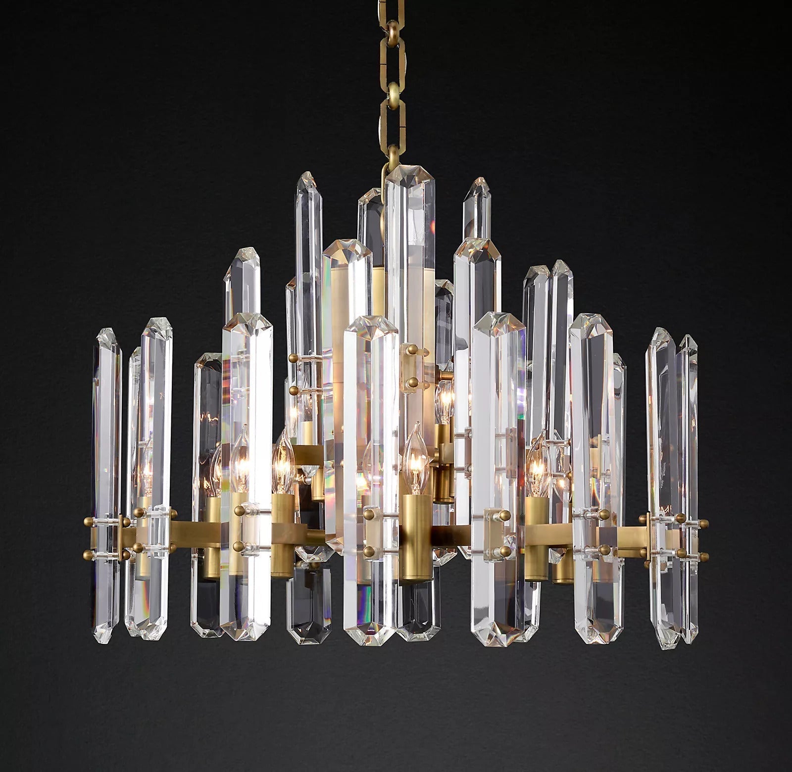 Bonington Round Chandelier 24" - Zonesus