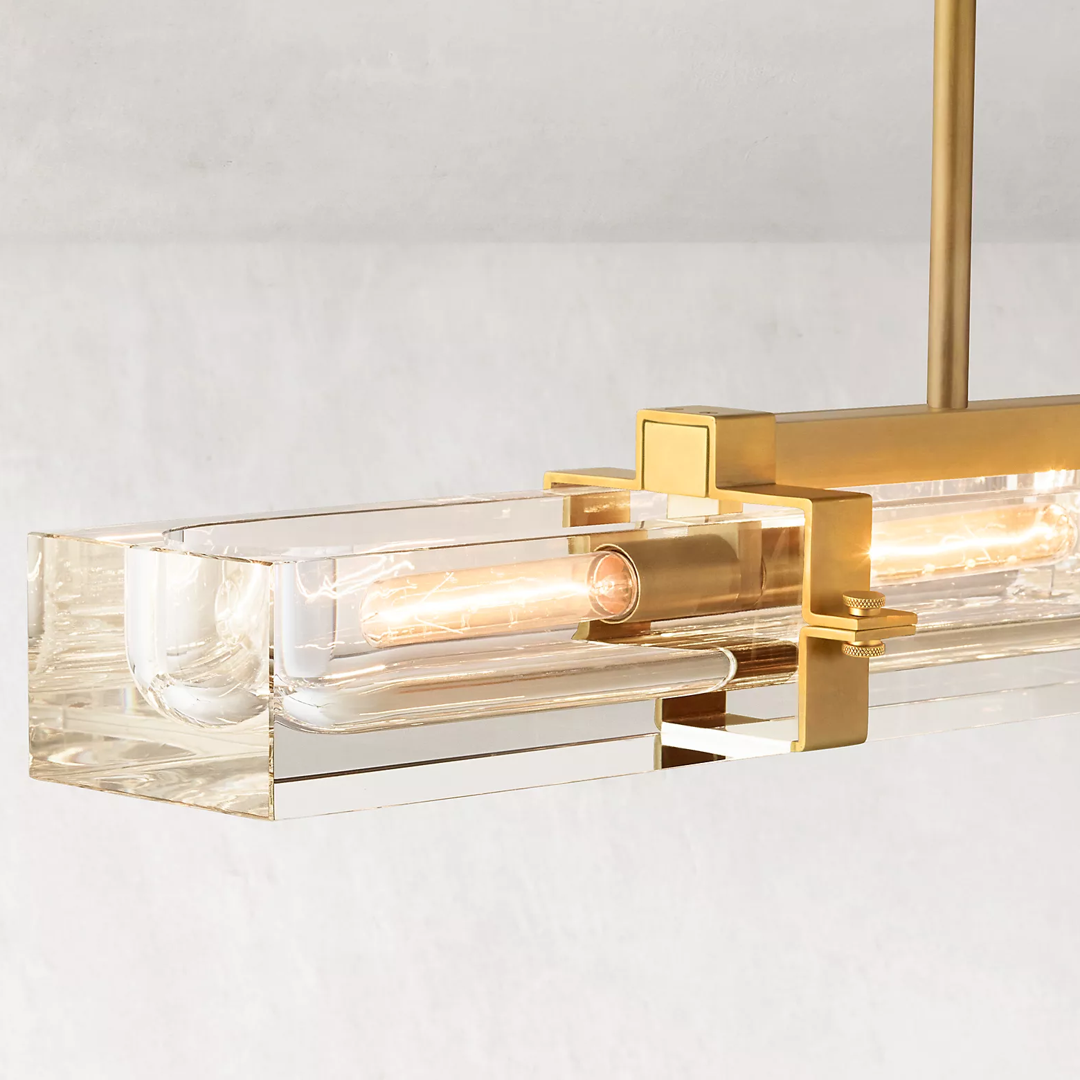 Savine Linear Chandelier 48" 4-Lights - Zonesus