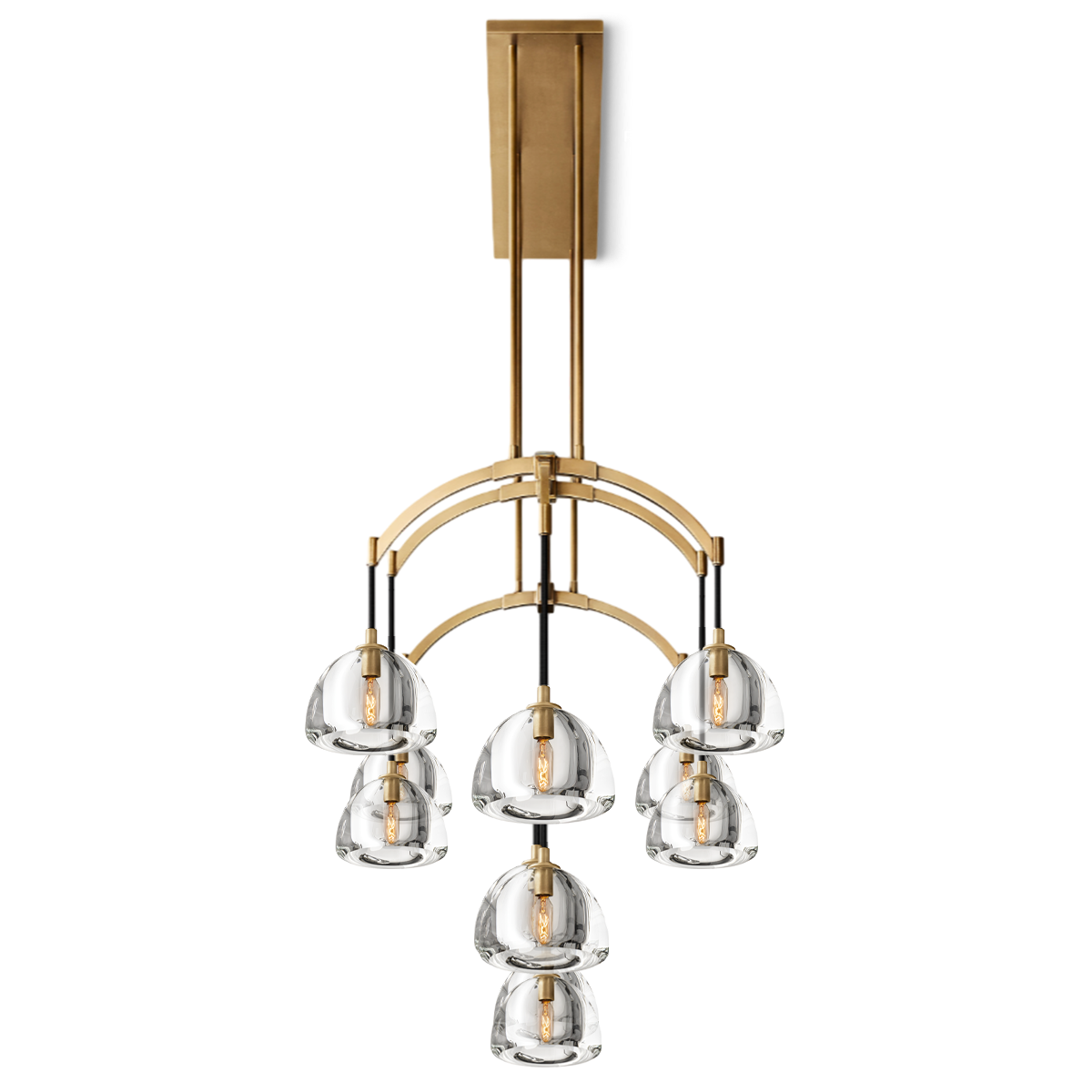Hemisphero Linear Chandelier 72" - Zonesus