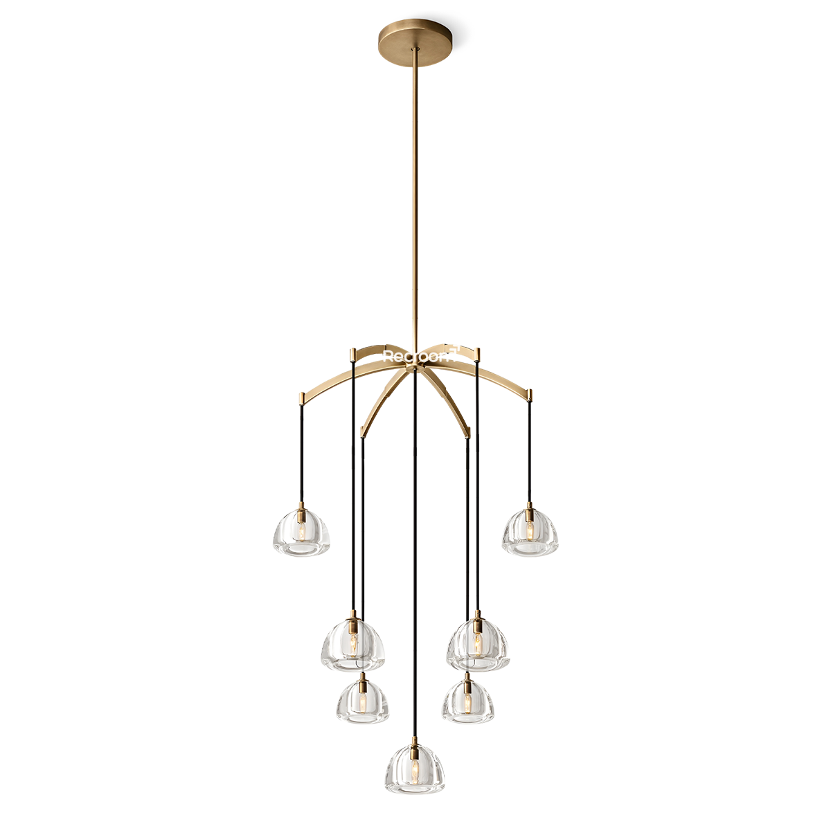 Hemisphero Round Chandelier 36" - Zonesus