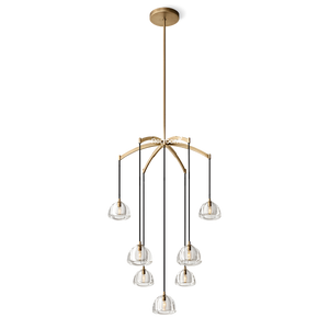 Hemisphero Round Chandelier 36" - Zonesus