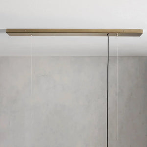 Art Glass Jeunet Rectangular Chandelier - Zonesus