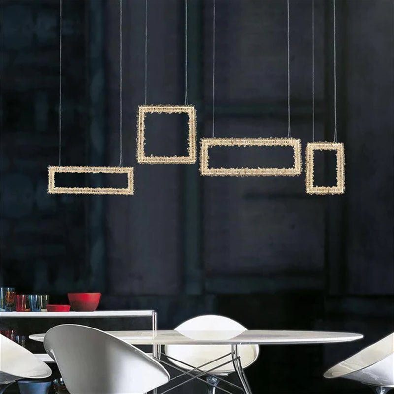 Cervine Echo Rock Crystal Chandelier - Zonesus