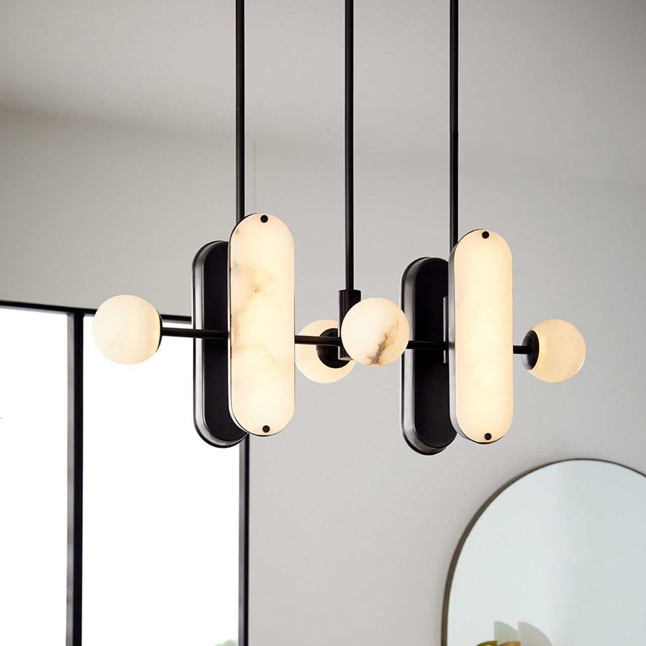 Maradona Pendant Light, Designer Choice Linear Chandelier - Zonesus