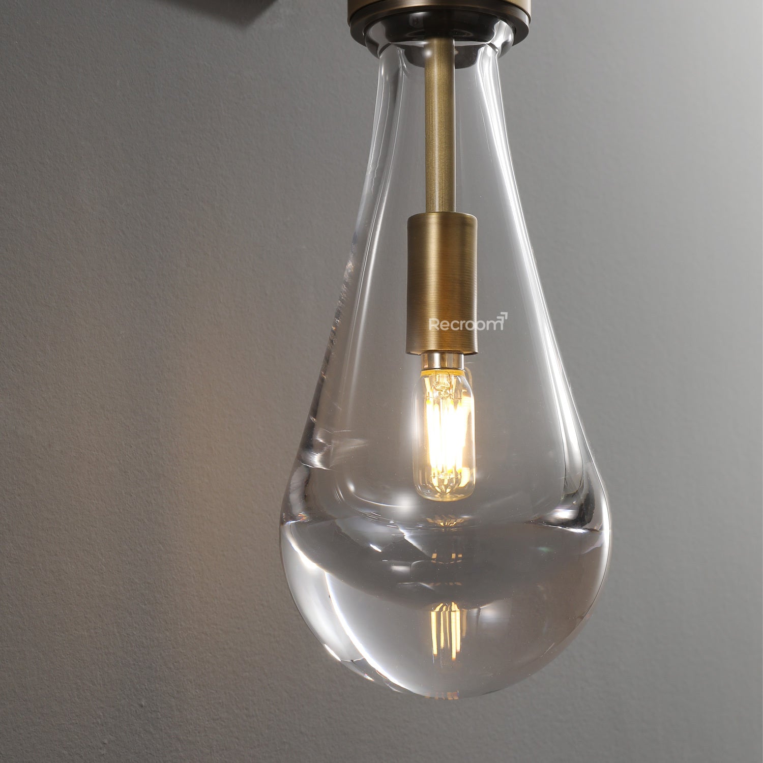 Raindrop Wall Sconce 5" Cord - Zonesus