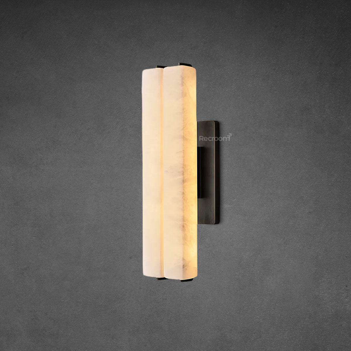 Auduben Alabaster Double Sconce 15" 19" 25" - Zonesus