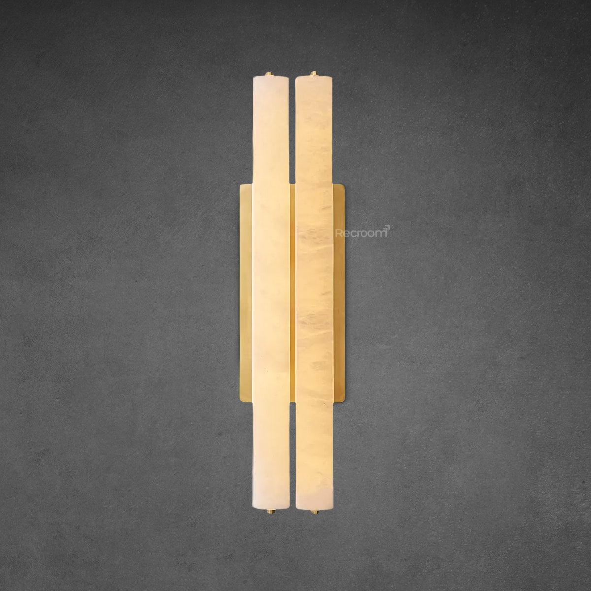 Auduben Alabaster Double Sconce 15" 19" 25" - Zonesus