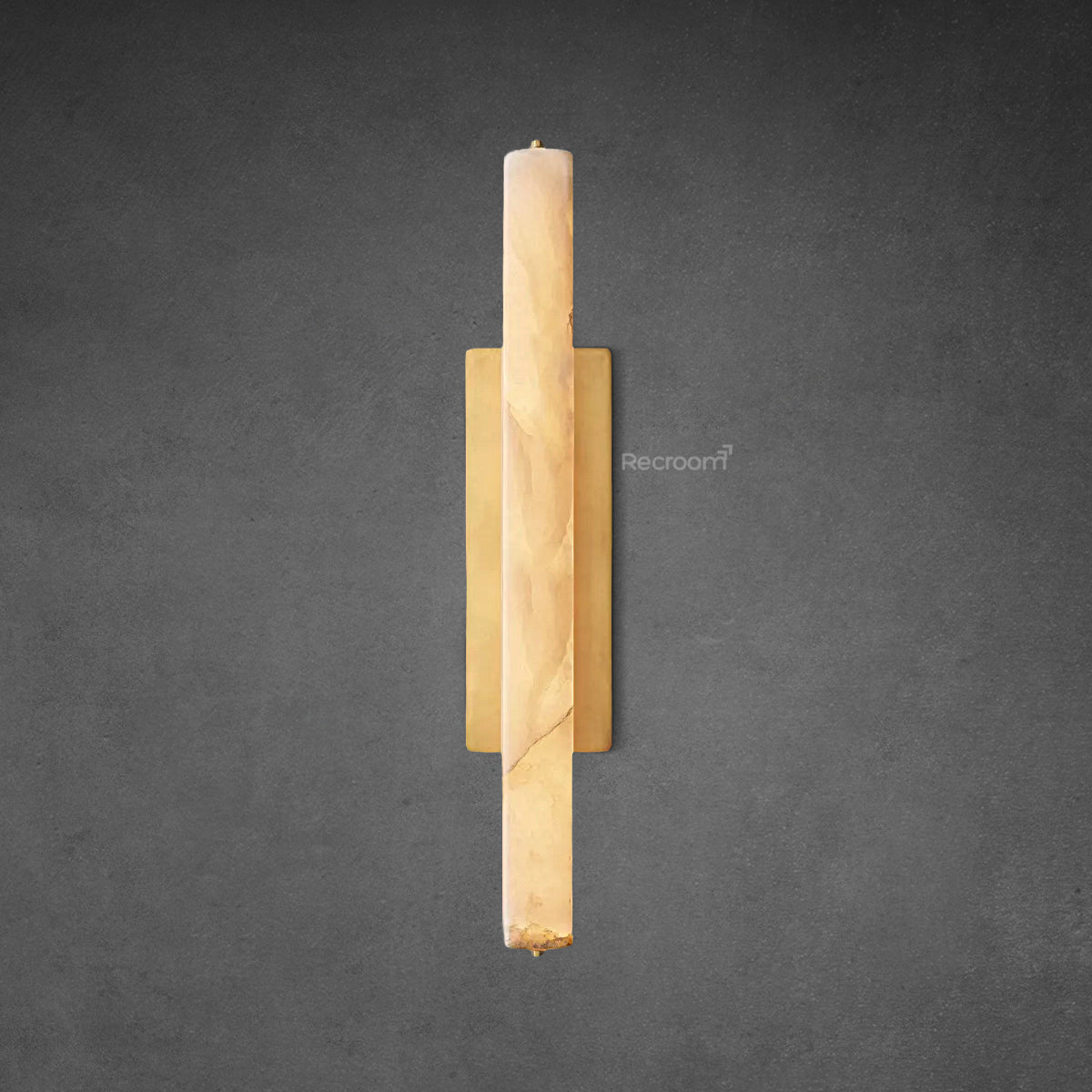 Auduben Alabaster Single Sconce 15" 19" 25" - Zonesus