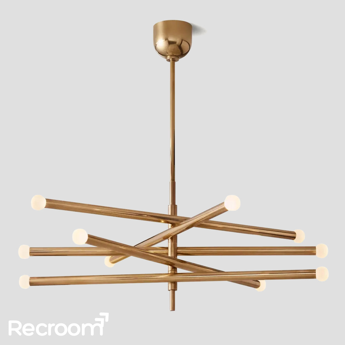 Rusell 10-Light Mobile Orb Chandelier 38" - Zonesus