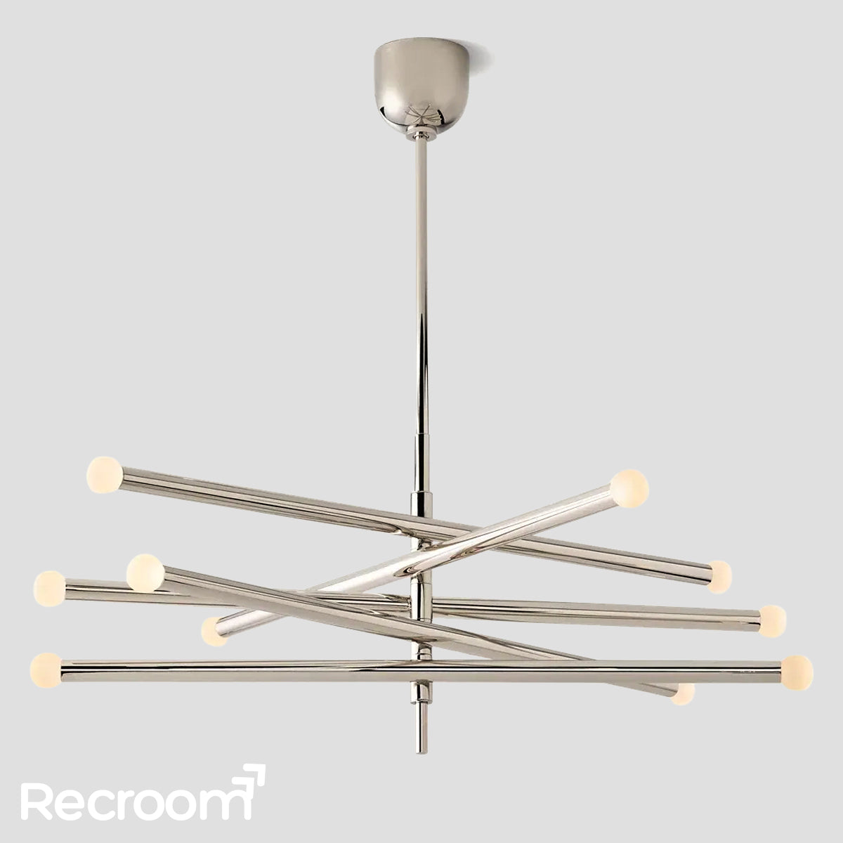 Rusell 10-Light Mobile Orb Chandelier 38" - Zonesus
