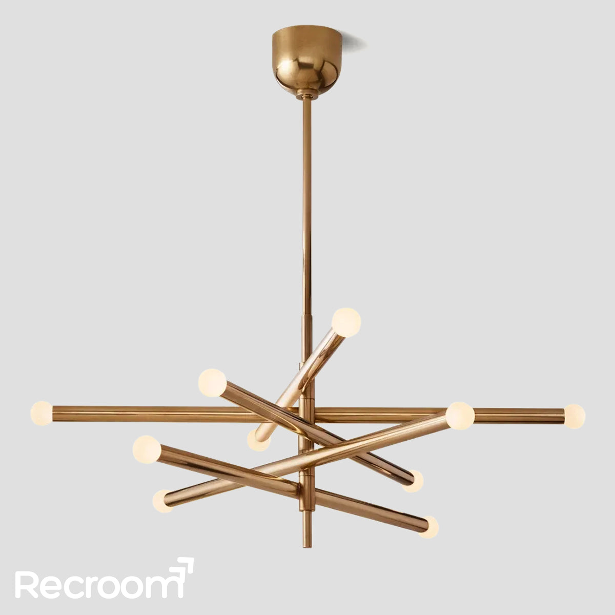Rusell 10-Light Mobile Orb Chandelier 38" - Zonesus