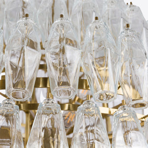 Clear Pallina Chandelier 28" - Zonesus