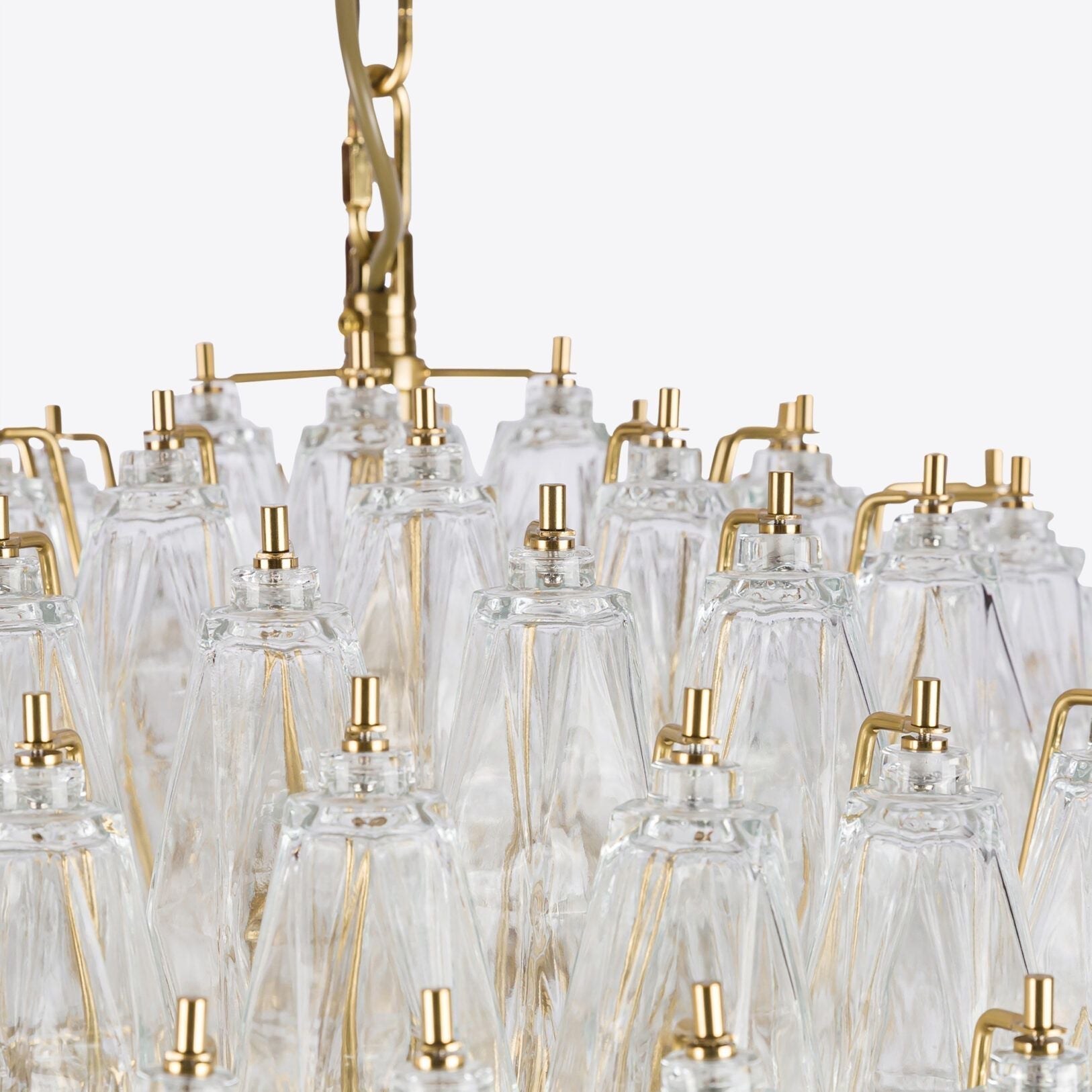 Clear Pallina Chandelier 28" - Zonesus