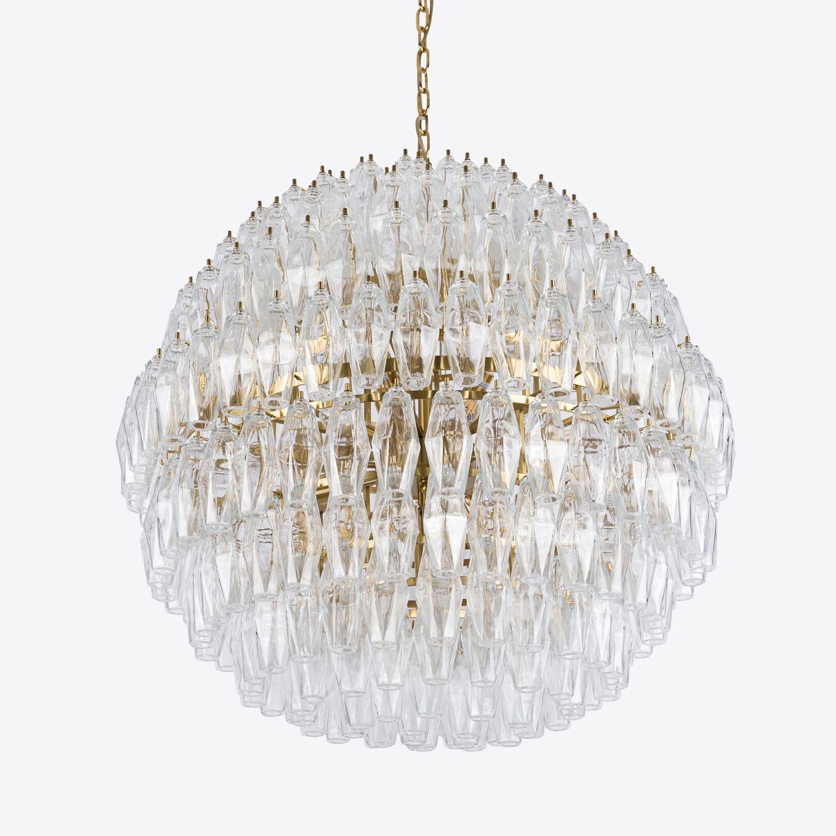 Clear Pallina Chandelier 28" - Zonesus
