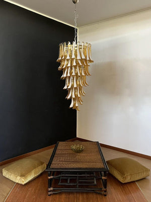 Murano Chandelier – 83 petals – Caramel - Zonesus