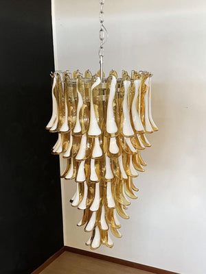 Murano Chandelier – 83 petals – Caramel - Zonesus