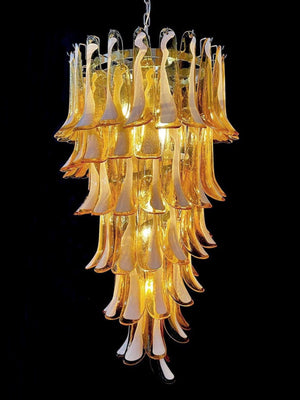 Murano Chandelier – 83 petals – Caramel - Zonesus