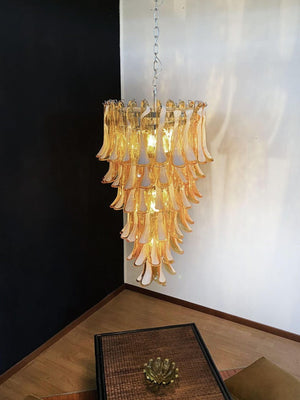 Murano Chandelier – 83 petals – Caramel - Zonesus