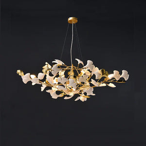 Modern Ceramic Ginkgo Chandelier - Zonesus