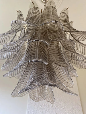 Murano Chandelier – 36 glass leaves – Smoked - Zonesus
